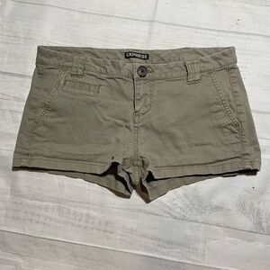 Express Khaki shorts size 2.